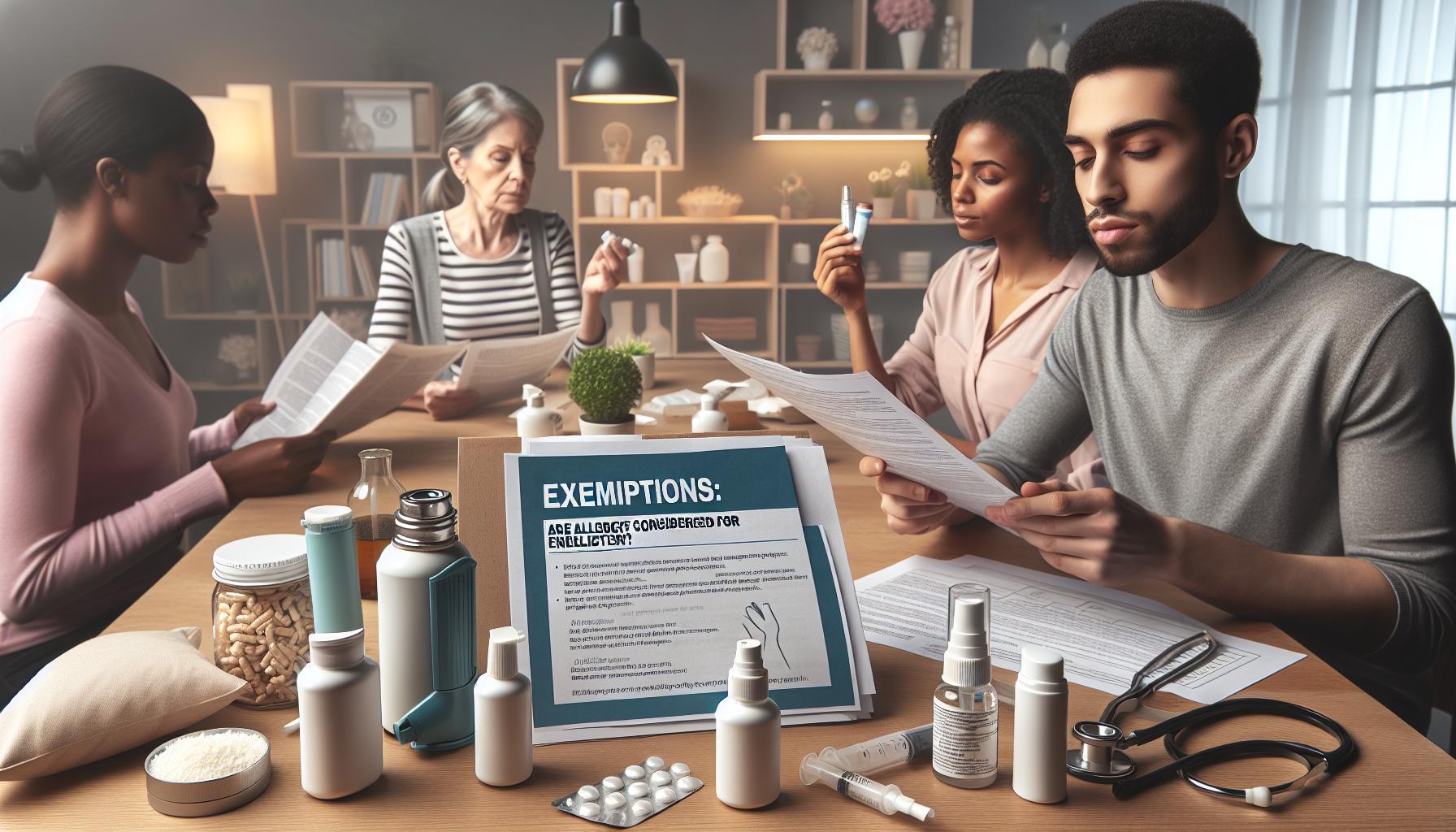 Exemptions: Are Allergies Considered for Enlistment?