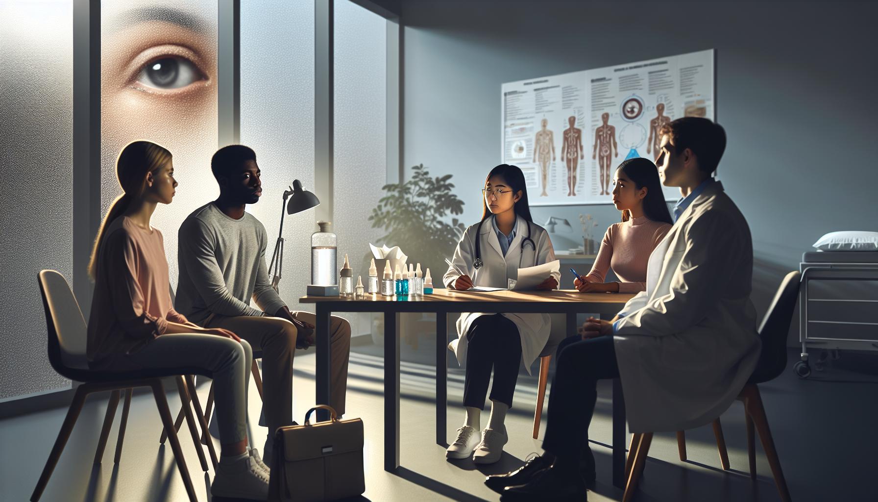 Identifying Symptoms Associated with Allergic Eye Watering