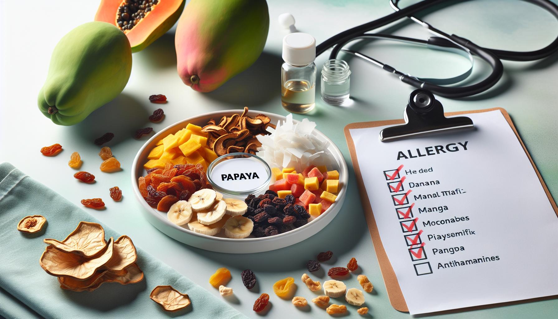 What Dried Fruits Are in Tropical Trail Mix? Papaya Allergy Guide